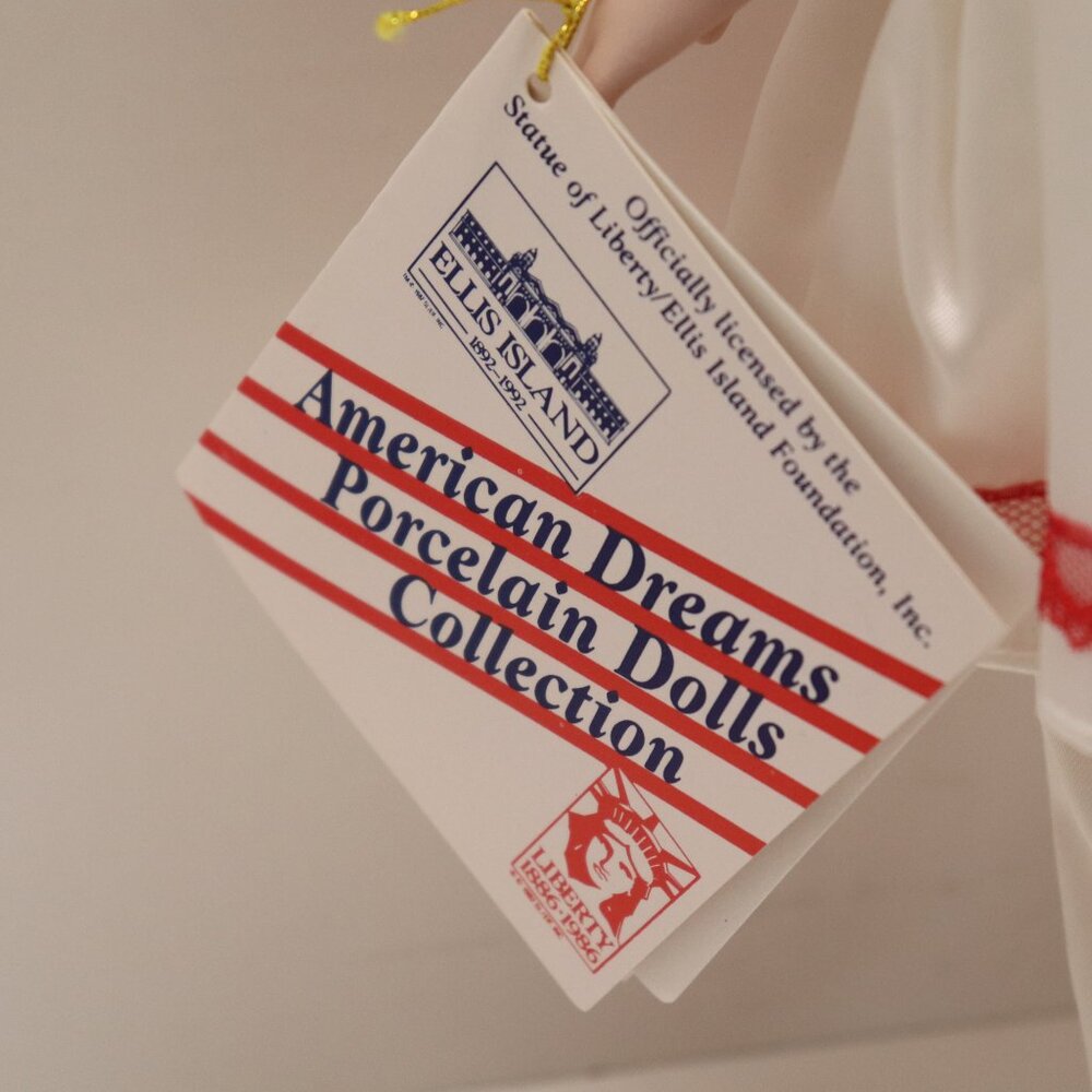 American Dreams Porcelain Doll Athena from Greece - Picture 5 of 10